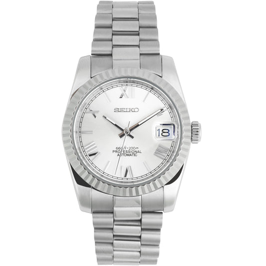 Mod Datejust White Roman