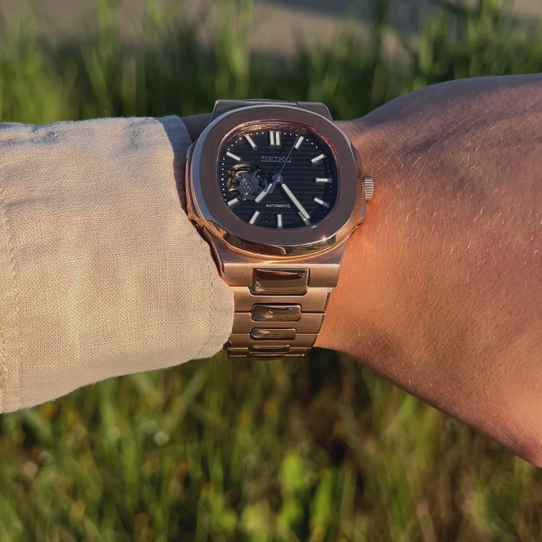 NAUTIKO ROSÉ GOLD OPEN HEART