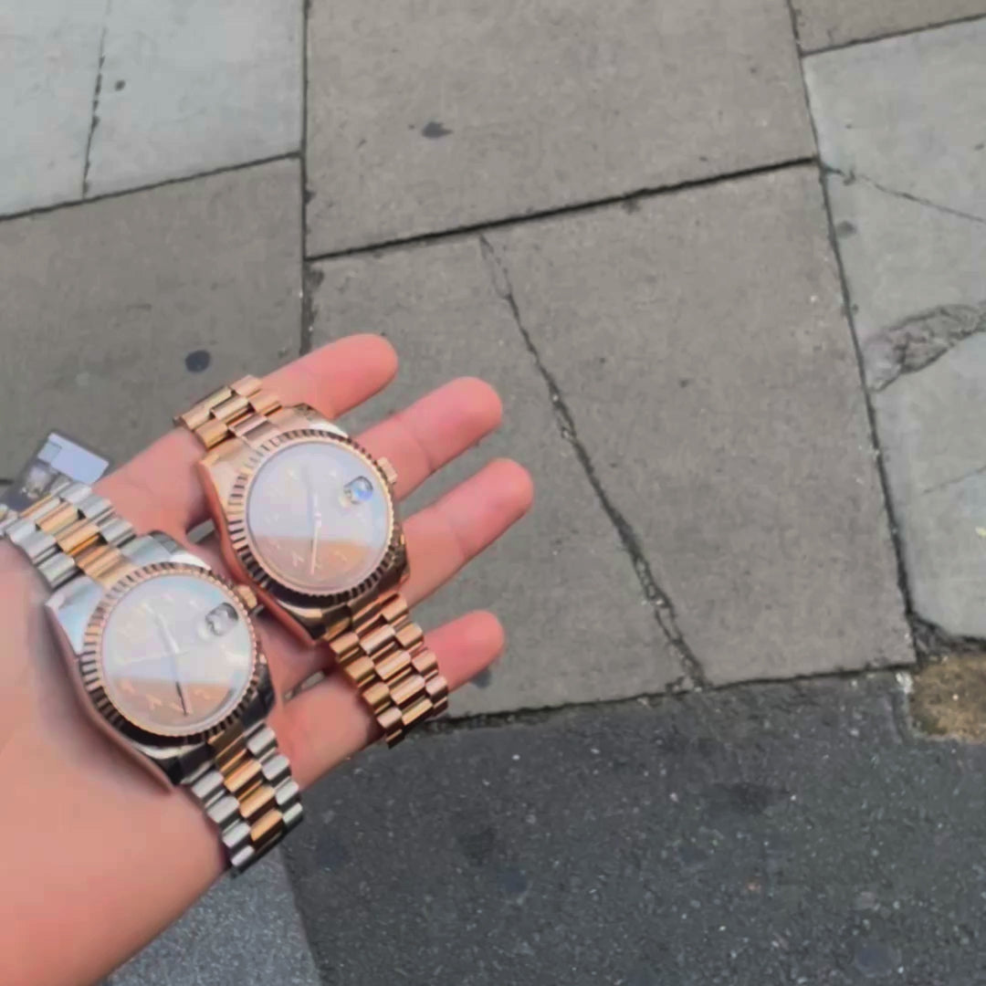 SEIKOJUST ROSE GOLD ARABIC