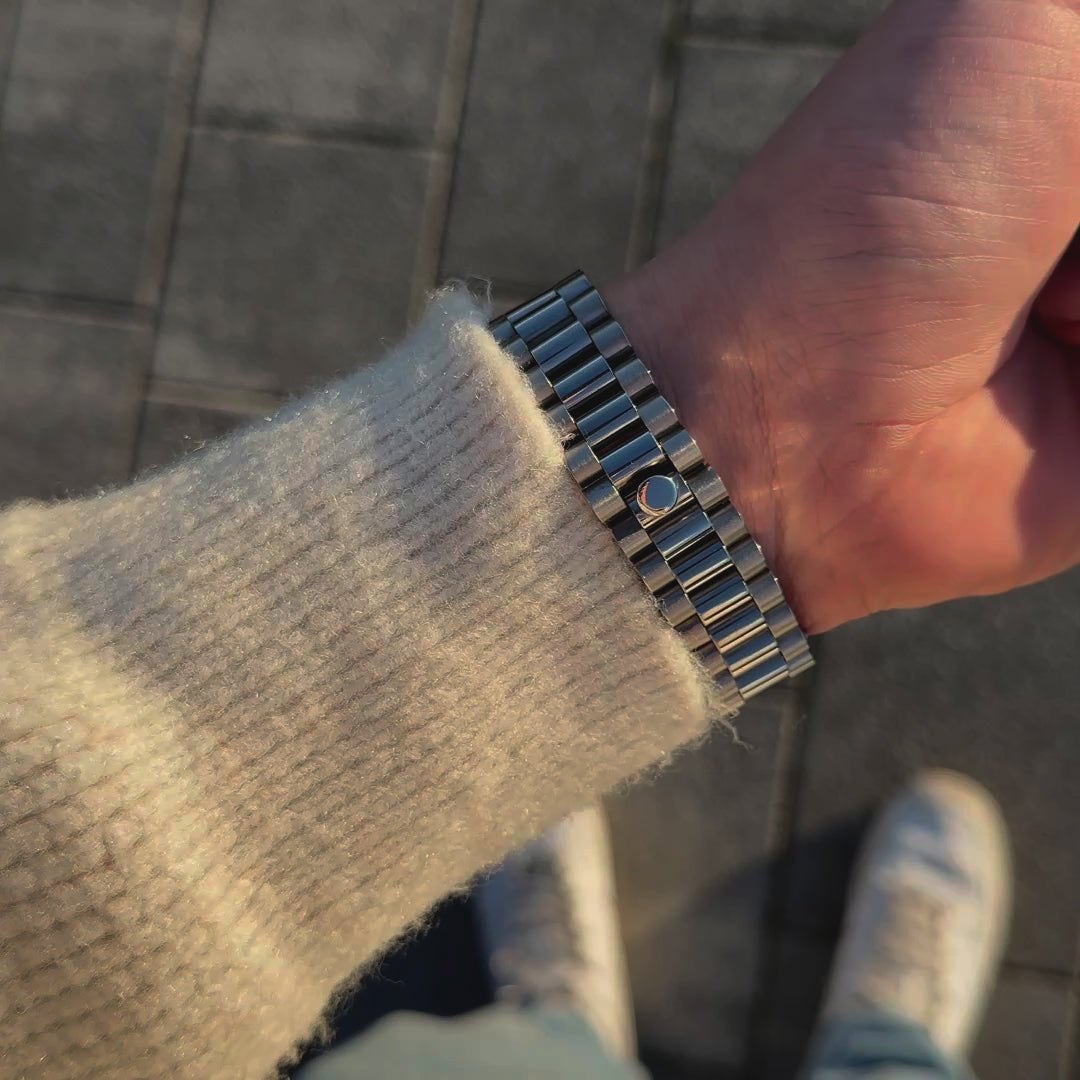 SEIKODATE OLIVE GREEN ROMAN